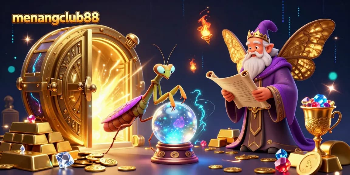 Experience the thrills of menangclub88 with a mystical fortune teller and treasures galore.