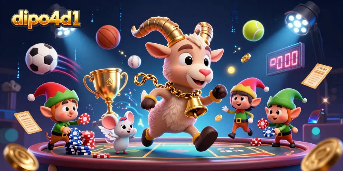 Permainan dipo4d1 di kasino digital dengan Krampus dan elf yang mencuri chip.