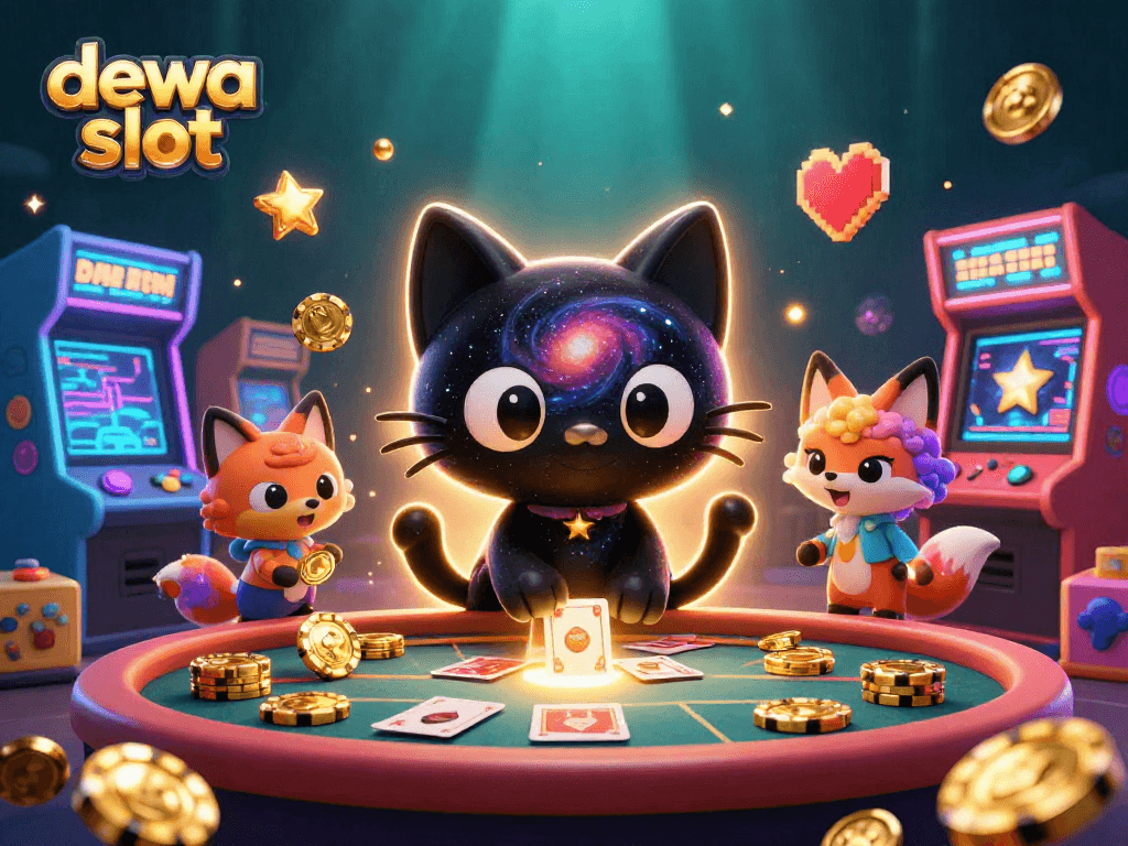 Slot online dewa slot menarik dengan simbol jackpot dan permainan seru.