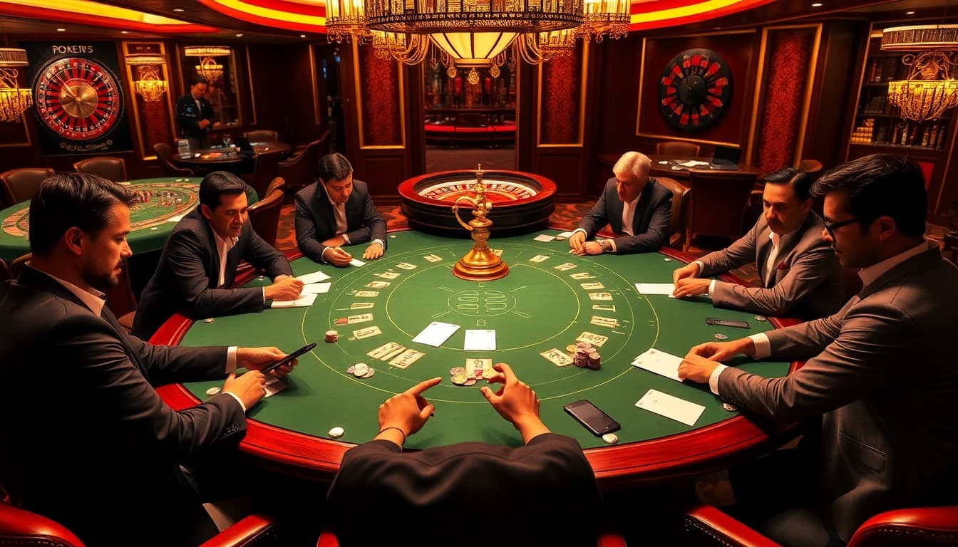 Experience high stakes at 58WIN Vip poker tables with elite players and vibrant casino ambiance.