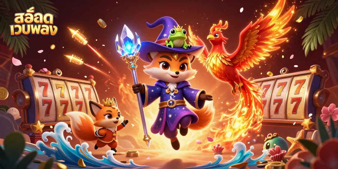 เล่น สล็อตเว็บตรง กับภาพสุดอลังการจากเกมที่โชว์ฟีเจอร์และรางวัลมากมาย