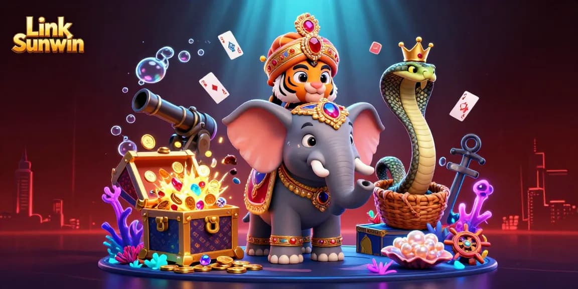 Experience exciting wins with Link Sunwin's vibrant 3D gaming elements captivating players.