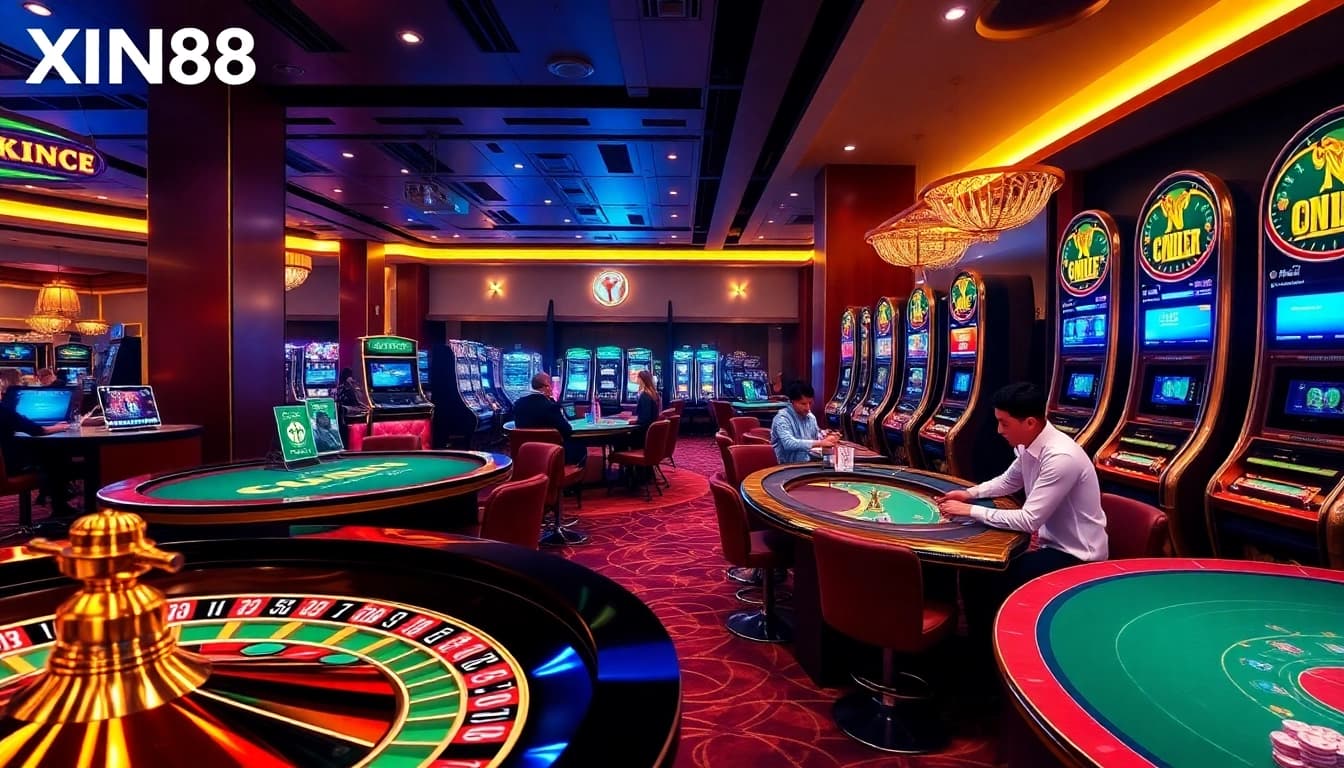 XIN88 offers a vibrant online gambling scene with engaging poker and roulette games.