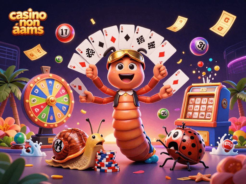 Gioca al casino non AAMS con un dealer millepiedi e altre creature fantastiche.
