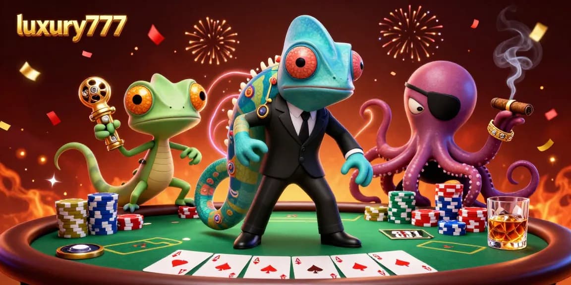 Menangkan jackpot di luxury777 dengan permainan poker yang menarik dan karakter kartun 3D!