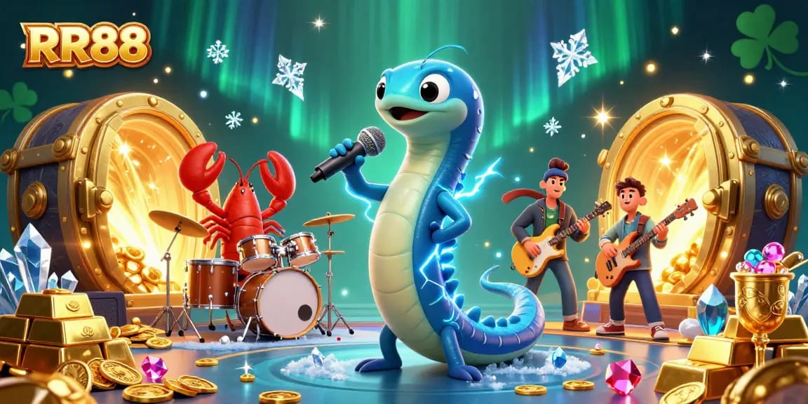 RR88 captivates players with vibrant underwater themes featuring a dynamic DJ eel and band.