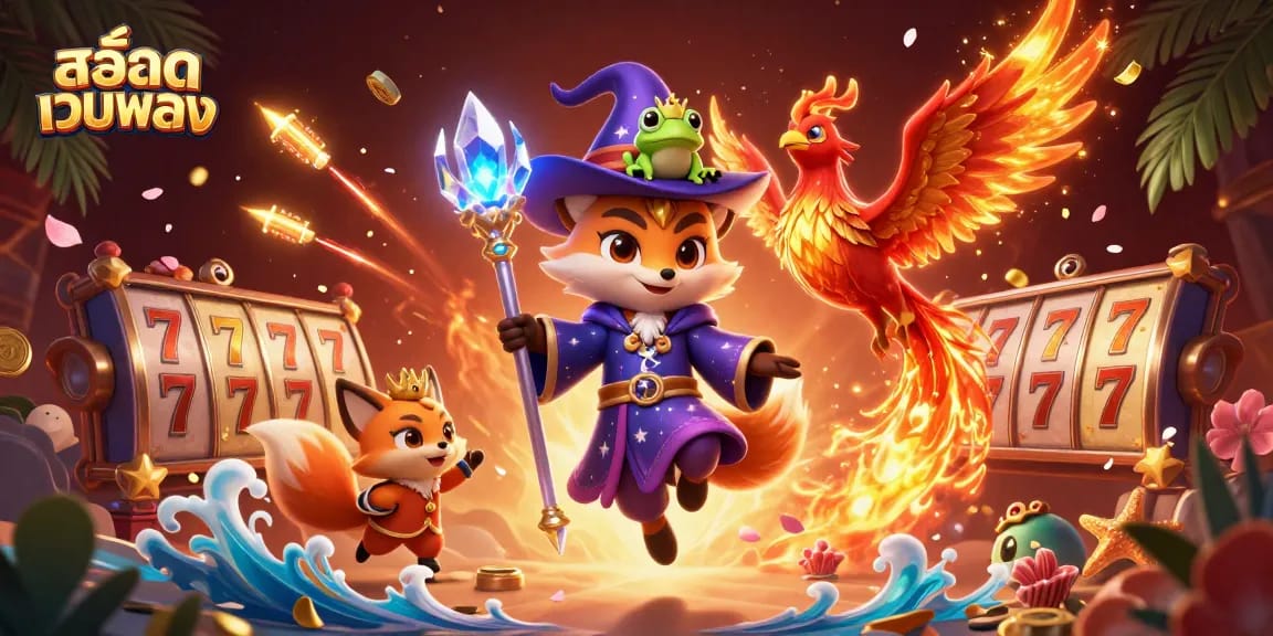 เล่น สล็อตเว็บตรง กับภาพสุดอลังการจากเกมที่โชว์ฟีเจอร์และรางวัลมากมาย