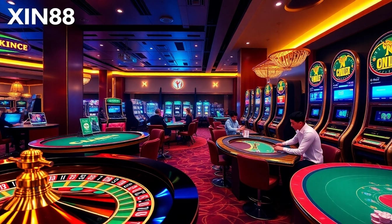 XIN88 offers a vibrant online gambling scene with engaging poker and roulette games.