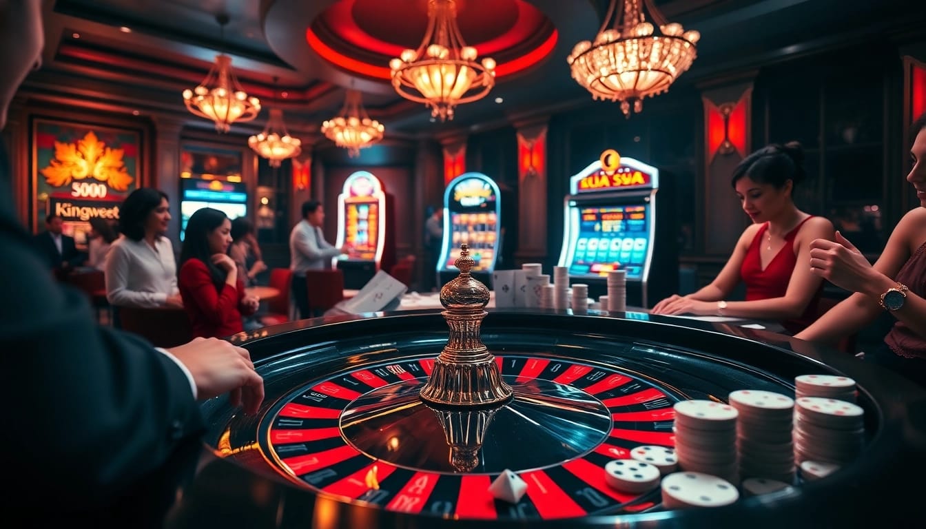 Experience high-stakes gambling at https://king888.dev/ with thrilling roulette and vibrant casino elements.