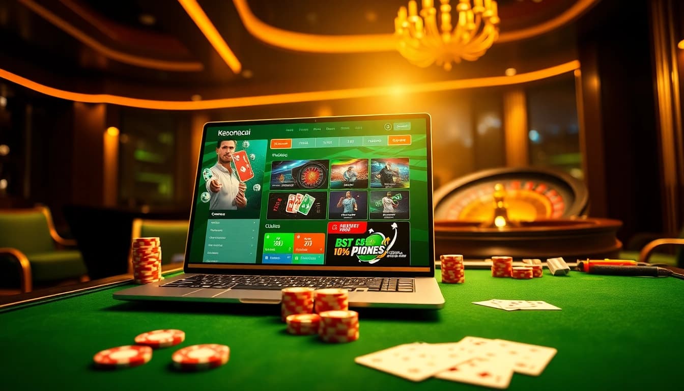 Experience thrilling betting action on https://9keonhacai.com/ with vibrant casino visuals and engaging gameplay.