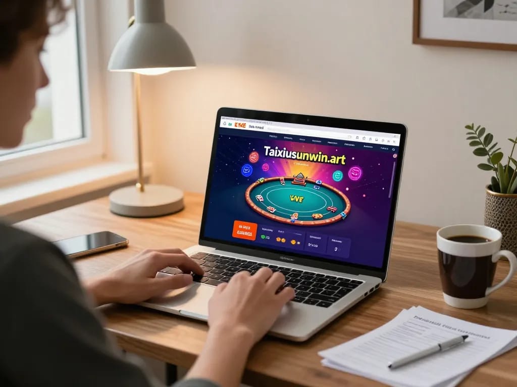 Engaging in live poker online at taixiusunwin.art, showcasing vibrant game graphics and strategy notes.