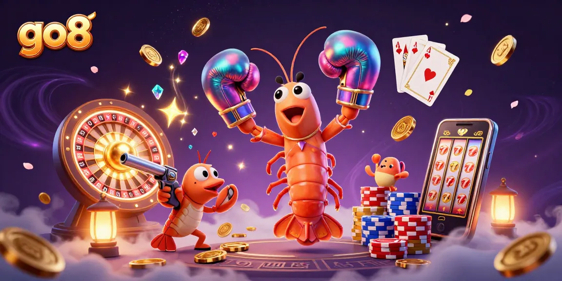 Engage in thrilling gameplay with go8 as vibrant characters enjoy rich casino elements.