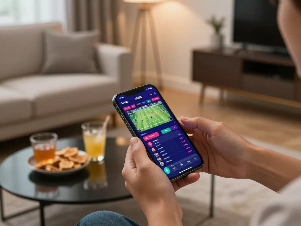 Engaging mobile sports betting experience with FUN88 showcased on smartphone displaying live odds.