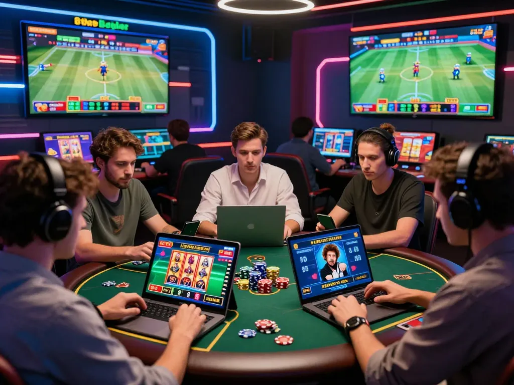 Dynamic online gaming experience at 8kbet with players engaged in betting activities.