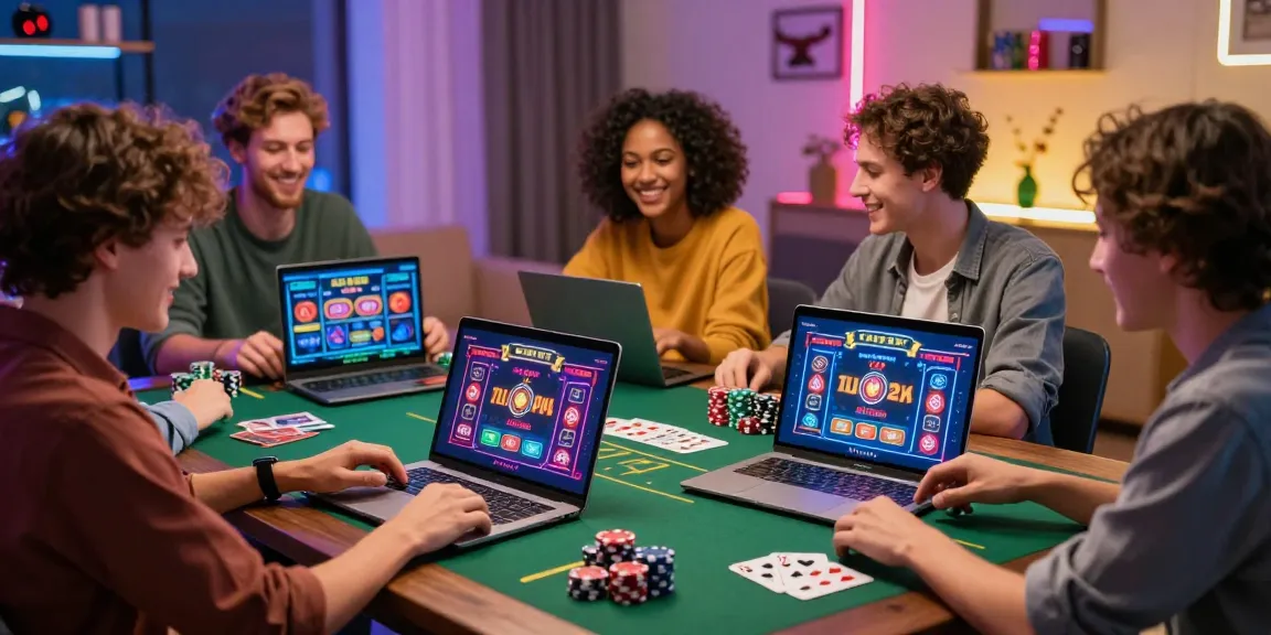 Group enjoying credit card casino games at home with https://being-there.org.uk featured.