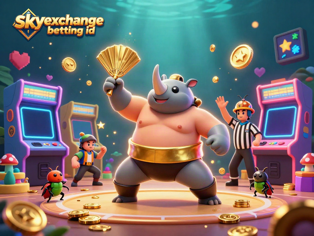 Engage in action with the skyexchange betting id as the dynamic scene showcases characters and casino elements.