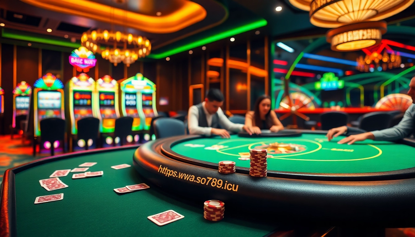 Engage in thrilling games at https://sao789.icu/ with vibrant casino tables and exciting poker action.
