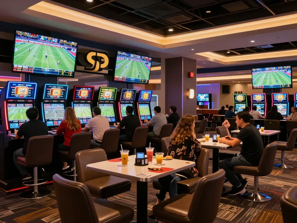 Place your bets on debet while enjoying the live sports betting experience in an exciting casino lounge