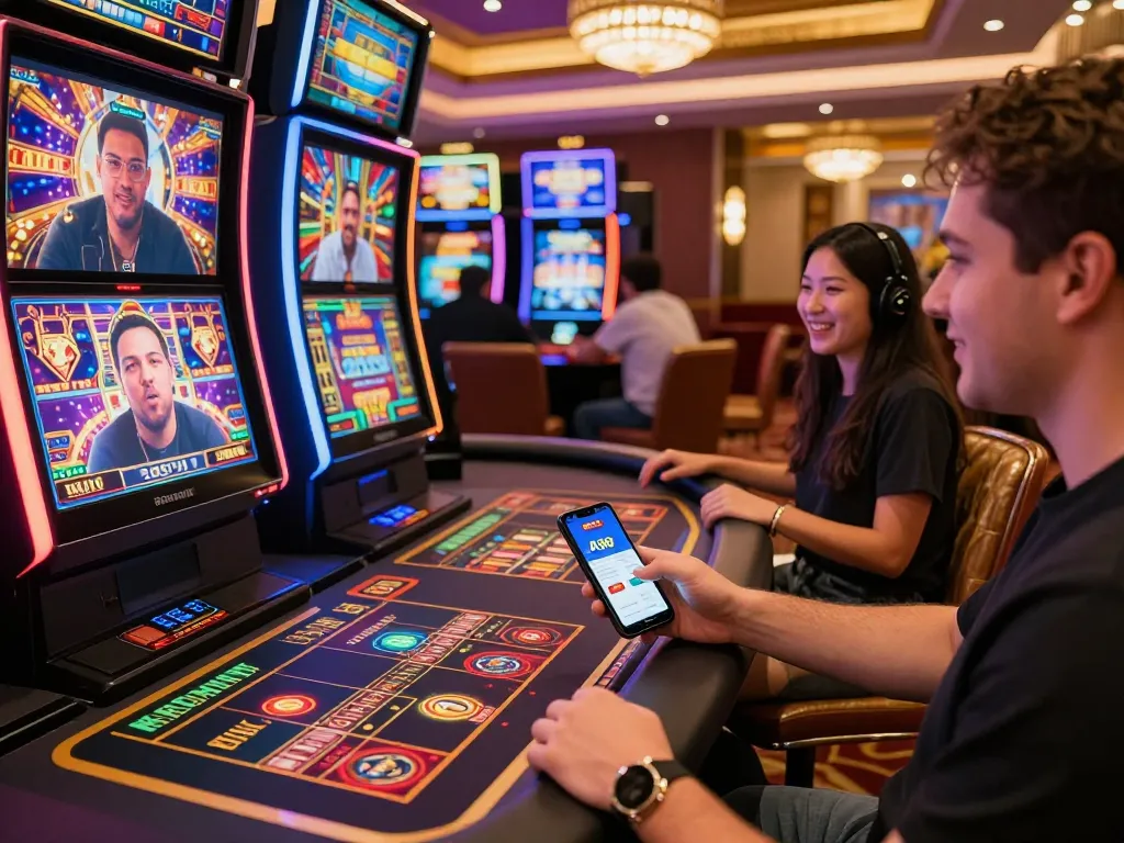 Exciting AF88 bet scene with players engaging in live casino activities and vibrant graphics.