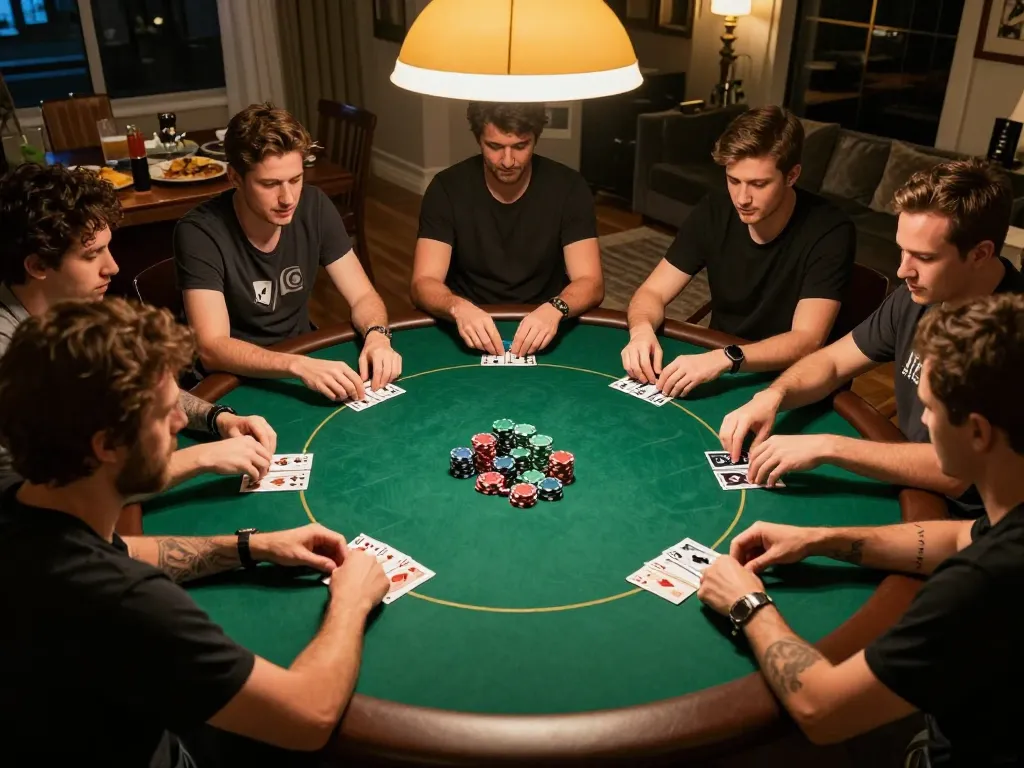 Nagawon daftar players engaged in an intense poker game, showcasing strategy and excitement