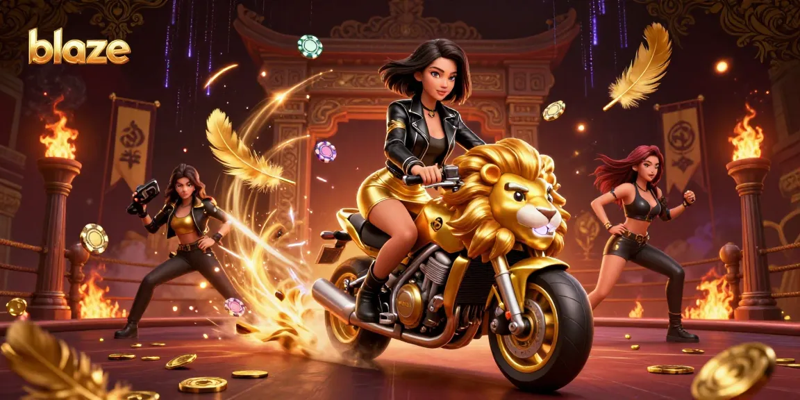 Experience the thrill at blaze as players engage with vibrant, dynamic casino elements and 3D characters.