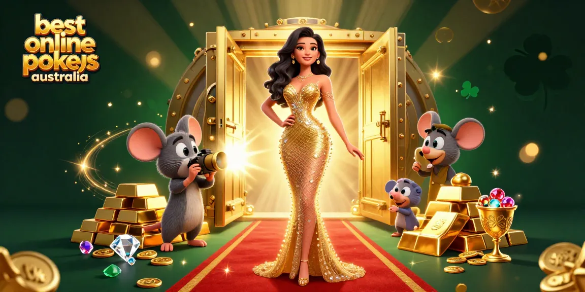 Experience the excitement of the best online pokies australia with dazzling gold and jewel elements in action.