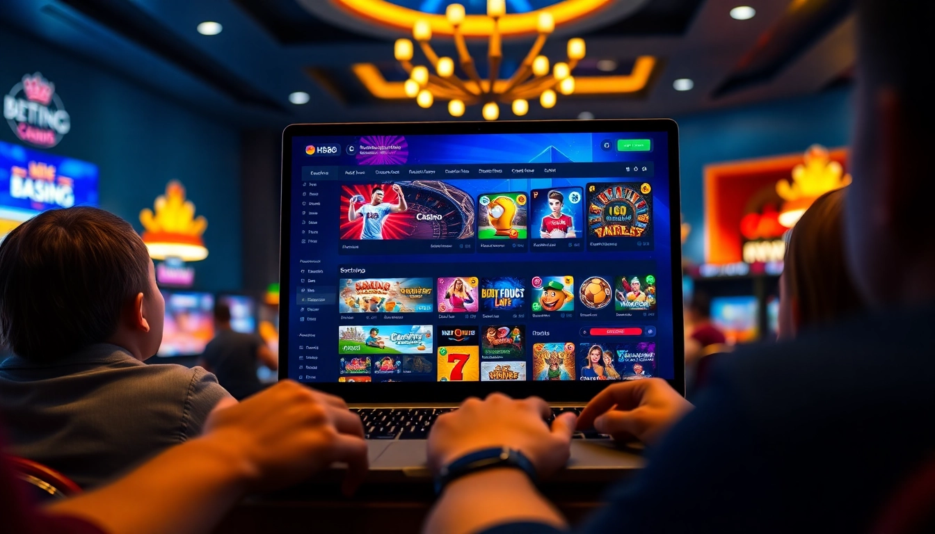HB88 online casino interface showcasing vibrant games and promotions, ideal for exciting betting experiences.