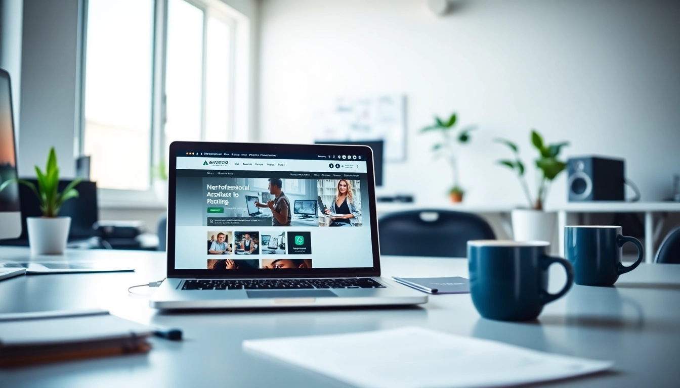 Implement robust adult website hosting solutions in a modern workspace setup.