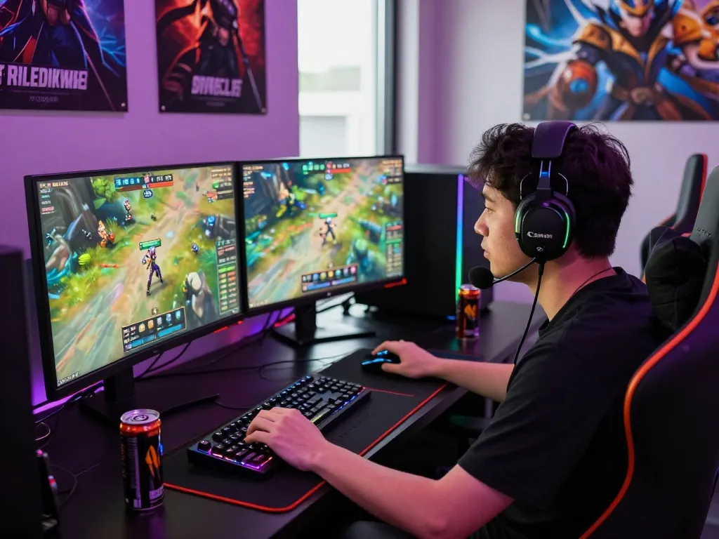 Exciting gaming scene showing a player engaged in meledak88 online game session.