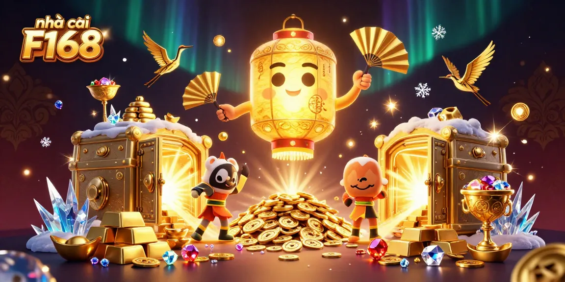 Experience the excitement at nhà cái F168 with captivating casino elements and lively characters enhancing the gaming atmosphere.