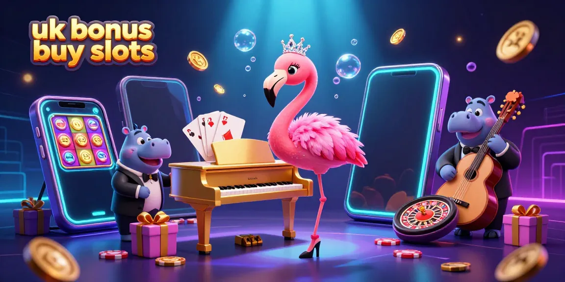 Engage with thrilling uk bonus buy slots surrounded by festive elements and lively characters.