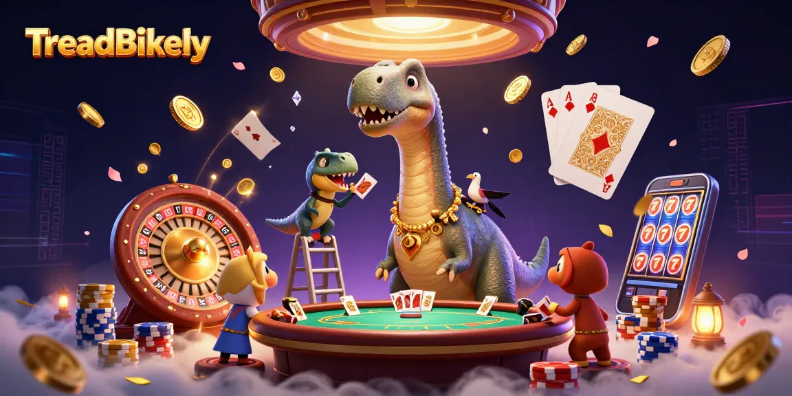 TreadBikely brings excitement to the casino scene with a 3D dinosaur character and dynamic gaming elements.