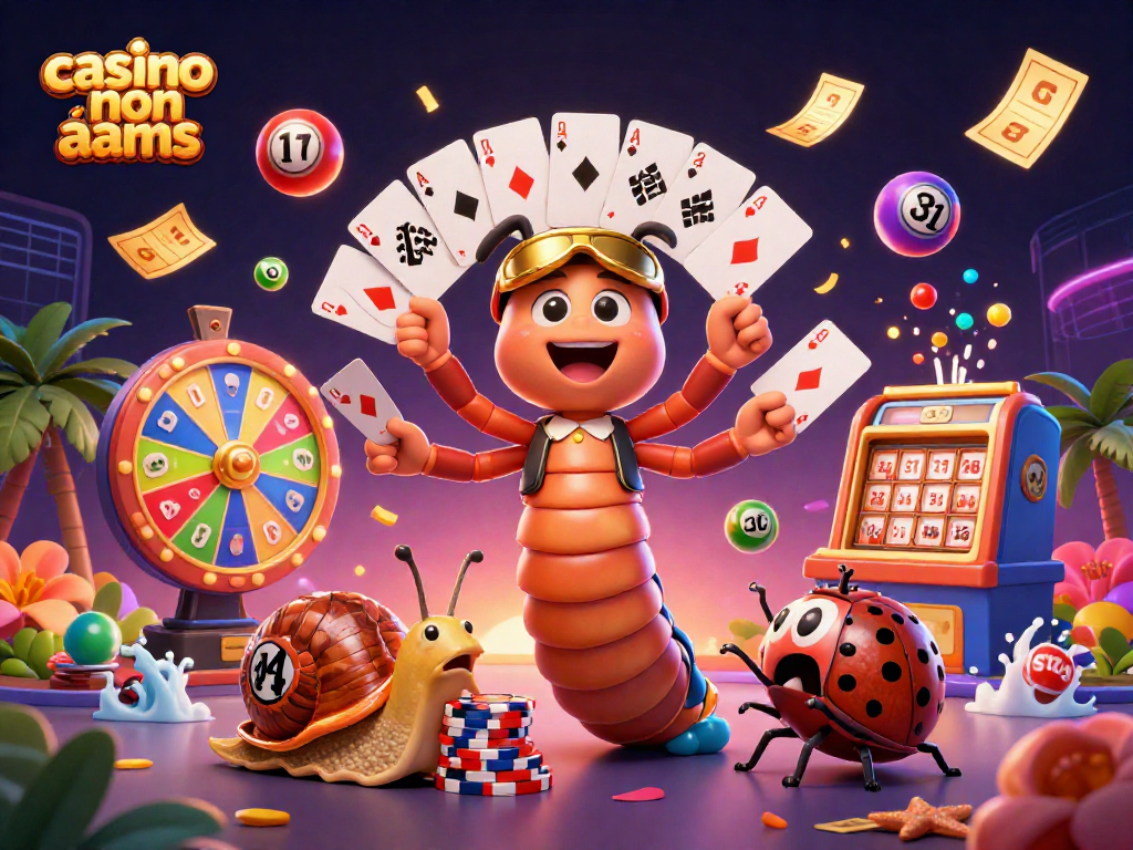 Gioca al casino non AAMS con un dealer millepiedi e altre creature fantastiche.