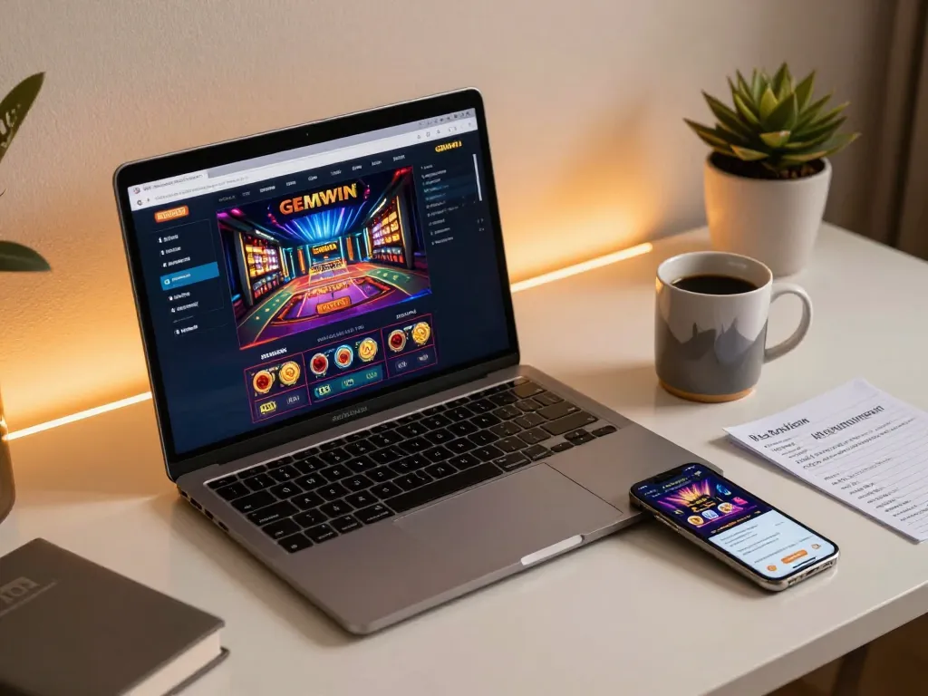 Play GEMWIN online casino under cozy lighting while managing your bankroll for better gameplay.