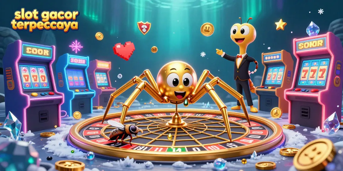 Spin to win at slot gacor terpercaya with a captivating roulette web and dynamic betting elements.