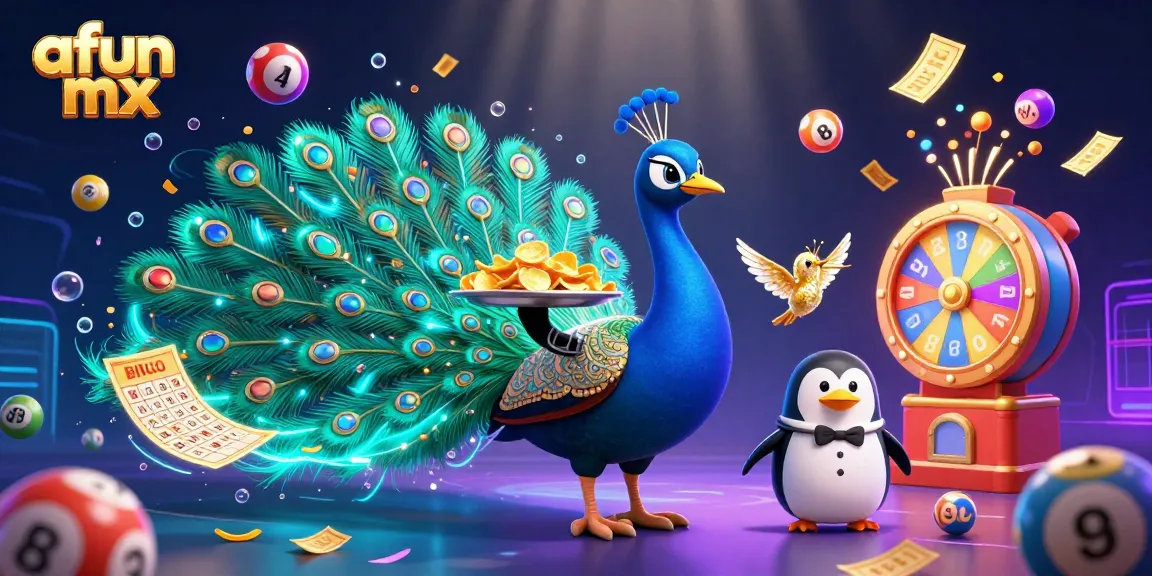Afun mx slots feature colorful elements and exciting graphics, showcasing vibrant lottery balls and a winning atmosphere.