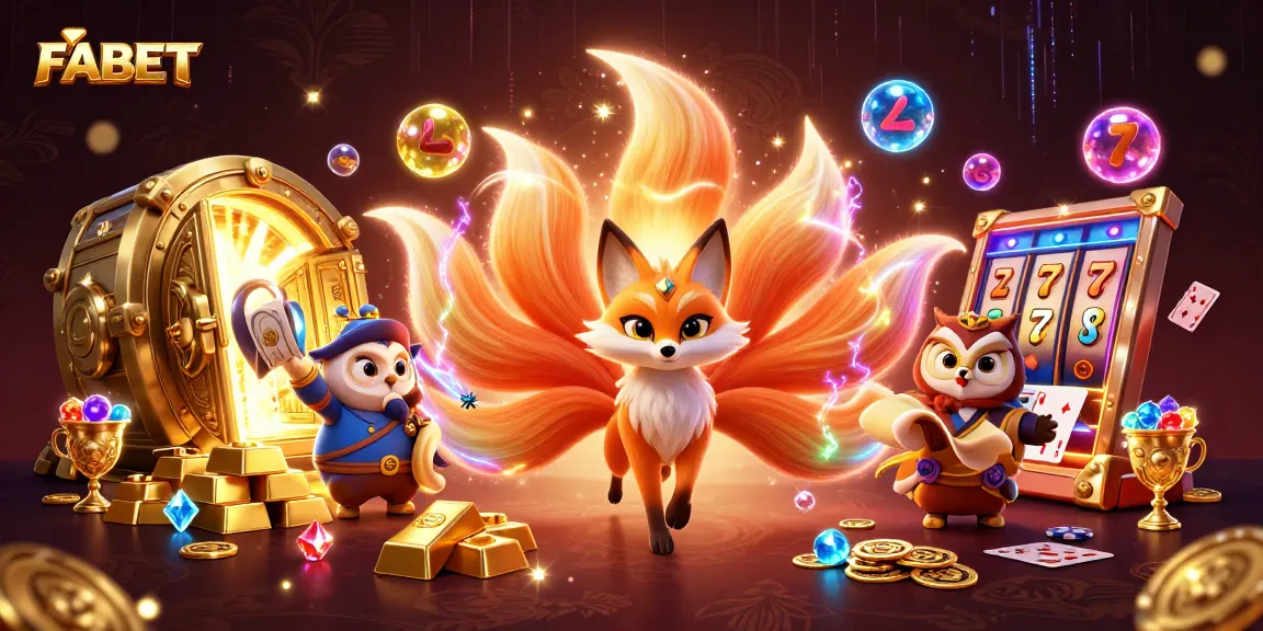 Engage in thrilling gameplay at FABET with vibrant characters and dynamic casino elements.