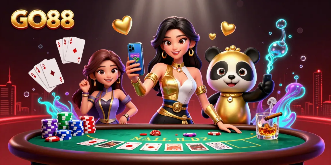Experience the excitement at GO88 with live casino action and immersive games like poker.