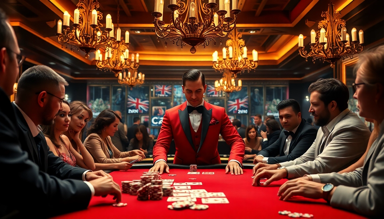 鉅城娛樂城的高賭注撲克遊戲，奪人眼球的賭局氛圍。