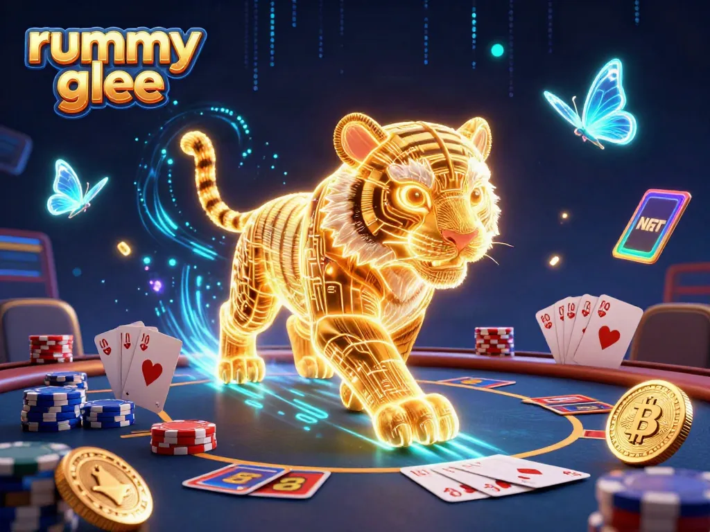Rummy Glee menghadirkan permainan kartu interaktif dengan nuansa digital yang dinamis dan memukau.