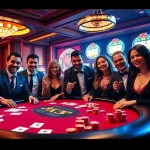 Players enjoying the thrilling ambiance of BK8 casino with games and excitement.