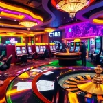 Experience exciting online gaming at C168 with advanced technology and vibrant casino visuals.