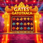 Experience the thrill of the Gates of Gatotkaca slot with vibrant icons and casino ambience.