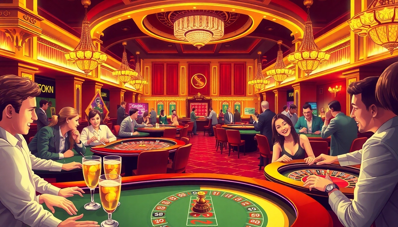 在優塔娱乐城中，玩家享受著賭桌上的緊張刺激時刻，展現贏取獎金的熱情。