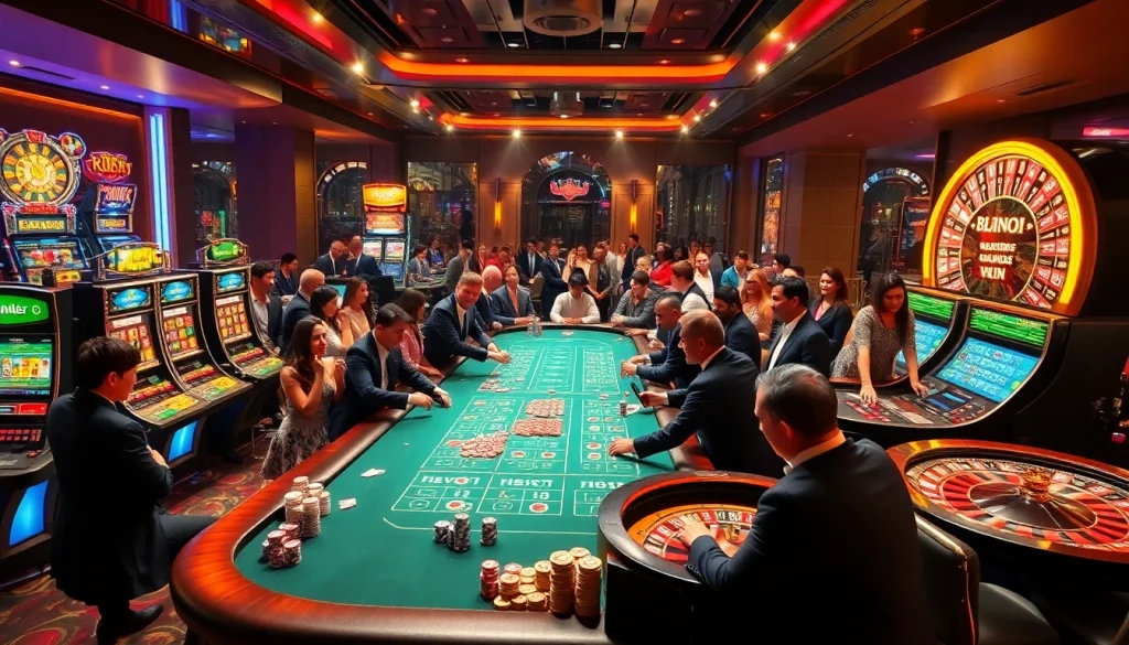 Experience thrilling gambling at https://789win.ru.com/ with vibrant casino tables, poker chips, and slot machines.