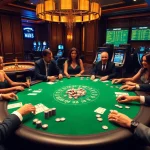 Experience the thrill of high-stakes poker with gamequeen ambiance in a luxurious casino.