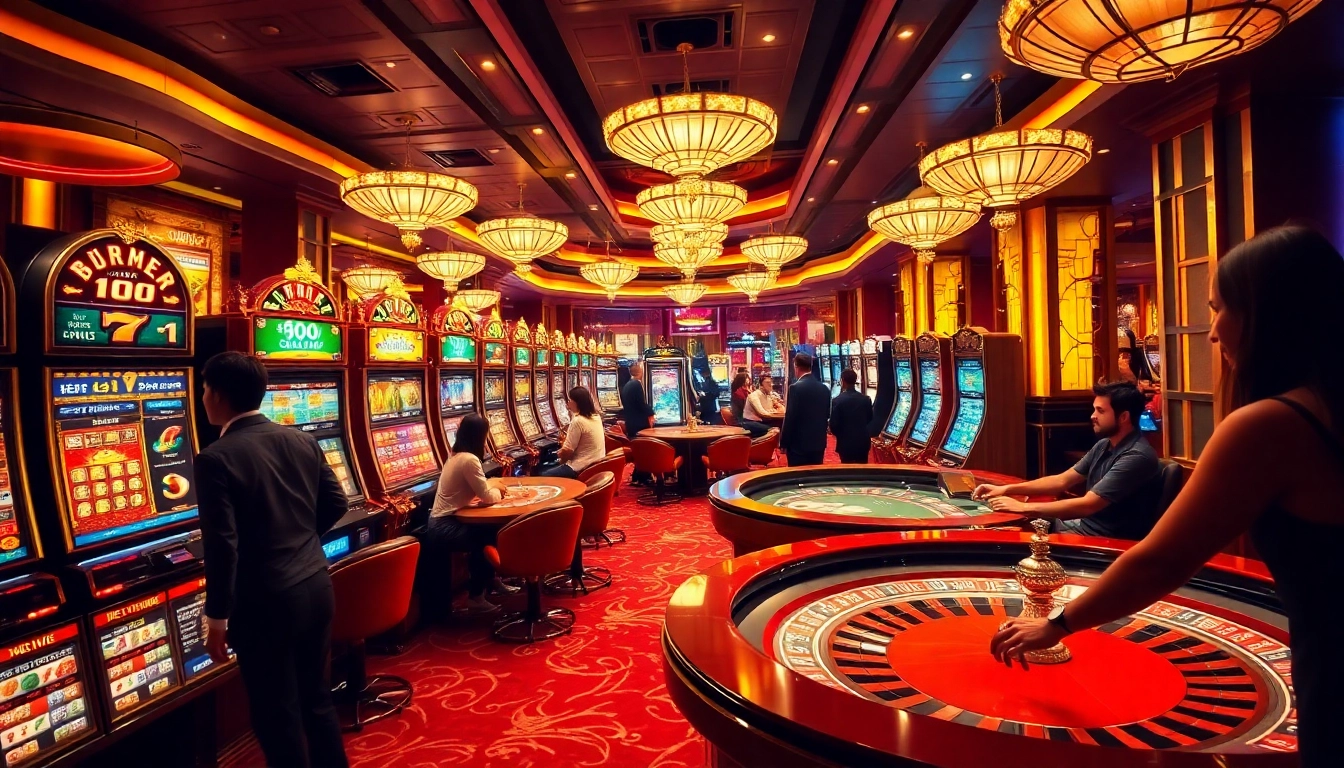 Exciting gameplay at trang chủ 789Win featuring vibrant casino tables and engaged players.