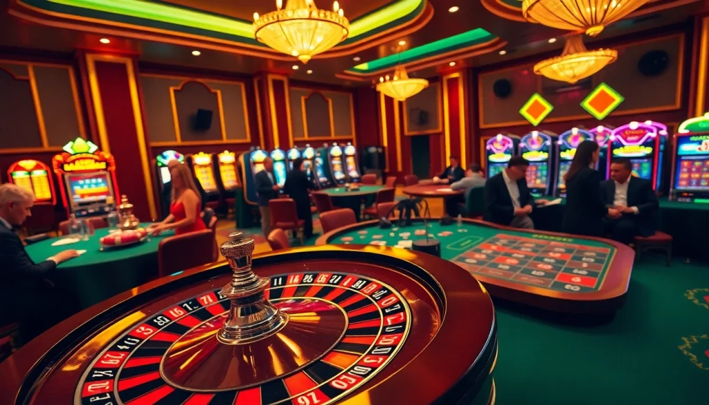 Experience thrill at PH365 casino with luxurious tables, slots, and vibrant roulette action.