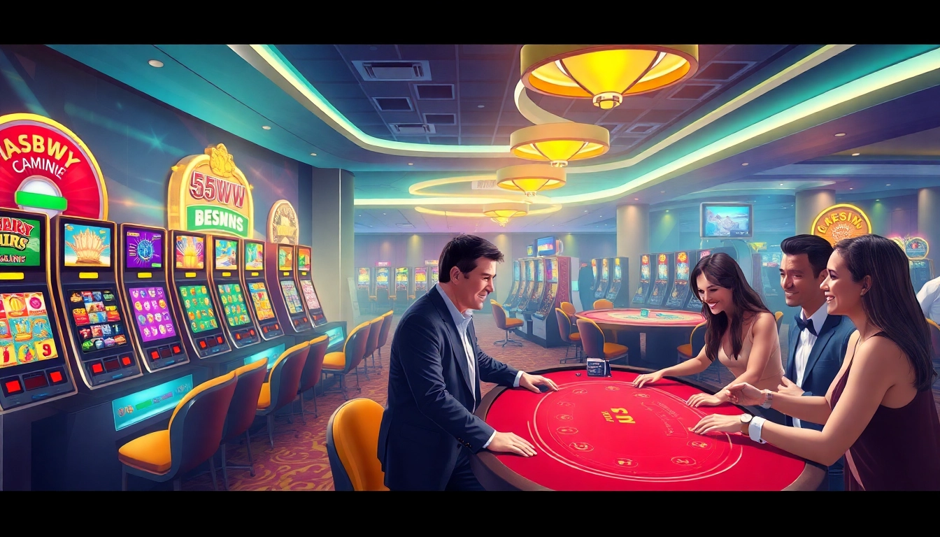 Experience the thrill of 55WW online casino with vibrant graphics and interactive gameplay.
