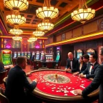 Excited players enjoying high-stakes games at 79 King casino.